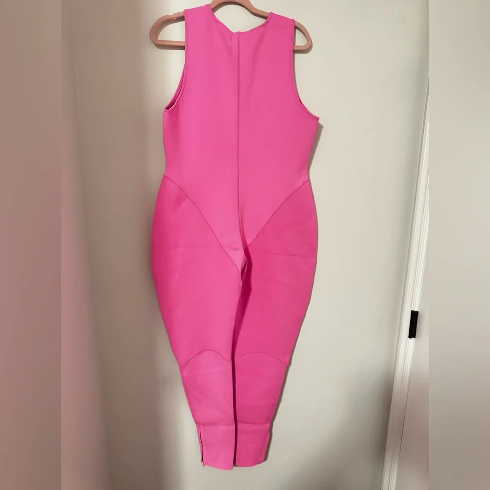 SKIMS Neon Pink Sleeveless Swim Coverup Wetsuit